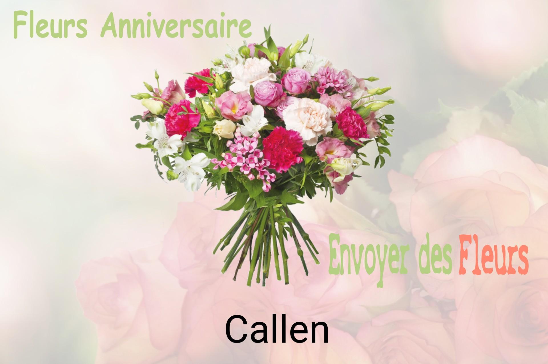 Bouquet de fleurs d’anniversaire livré à Callen